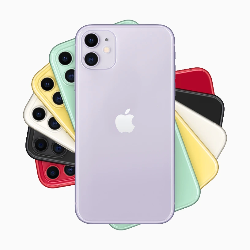 iPhone 11 em diferentes cores