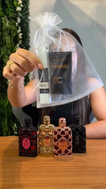Perfumes divulgados pela GC Imports